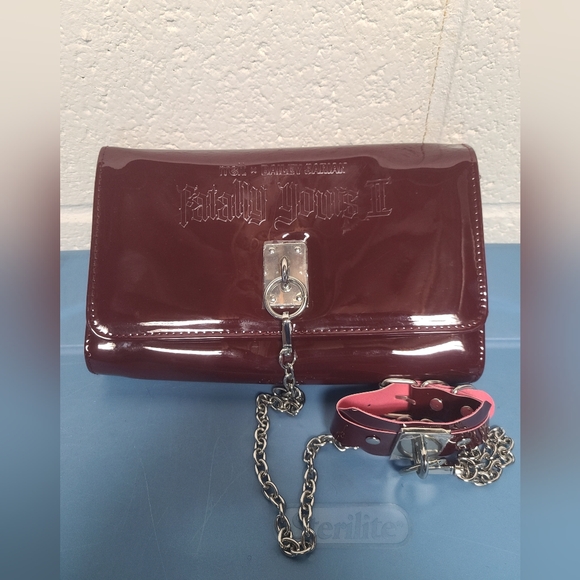 Melt Cosmetics Handbags - Bailey Sarian Fatally Yours II Clutch with Chain